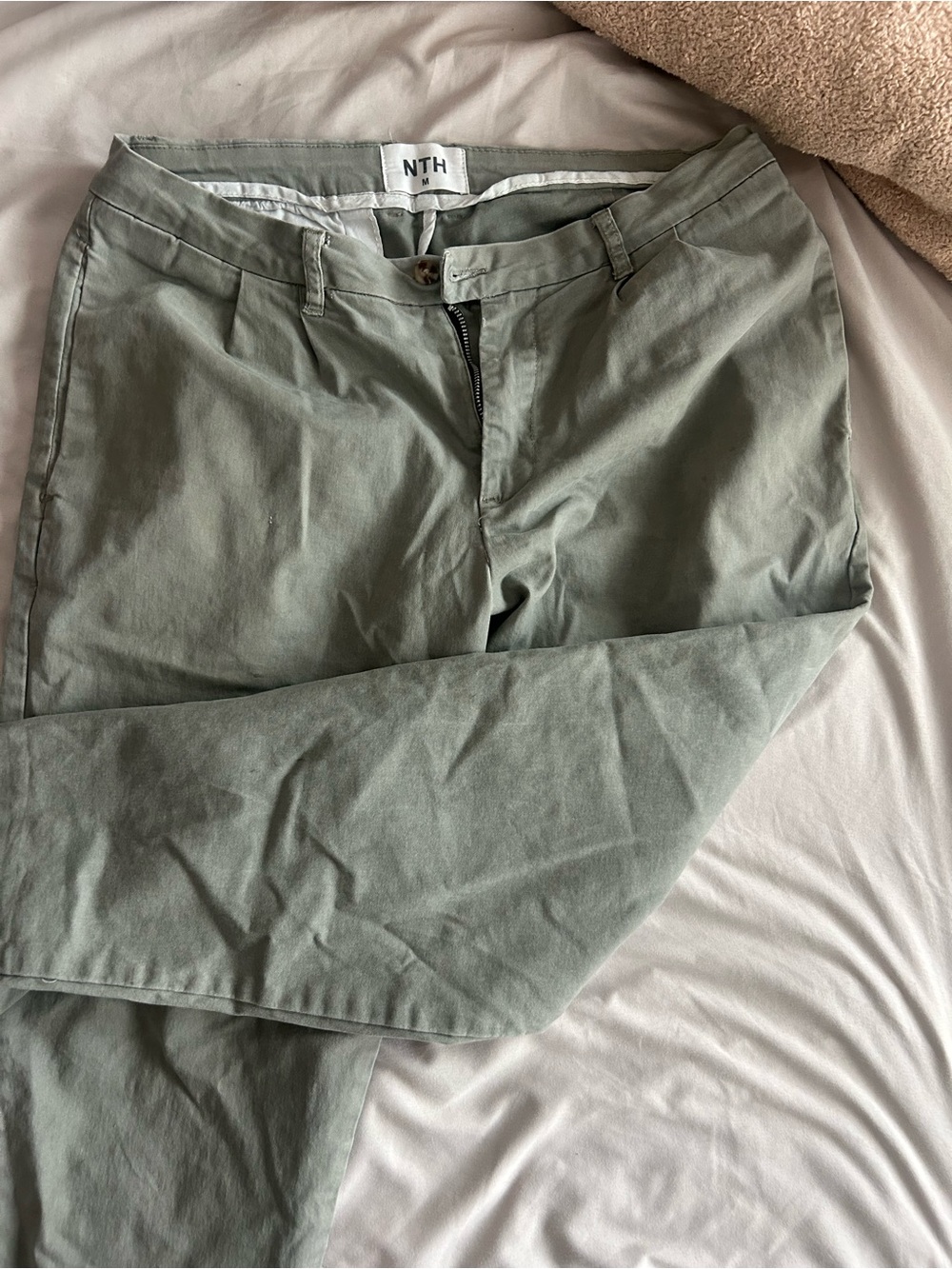 Men's Sage Green Chino Pants